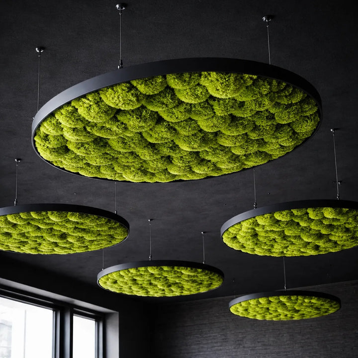 Deckensegel mit Kugelmoos