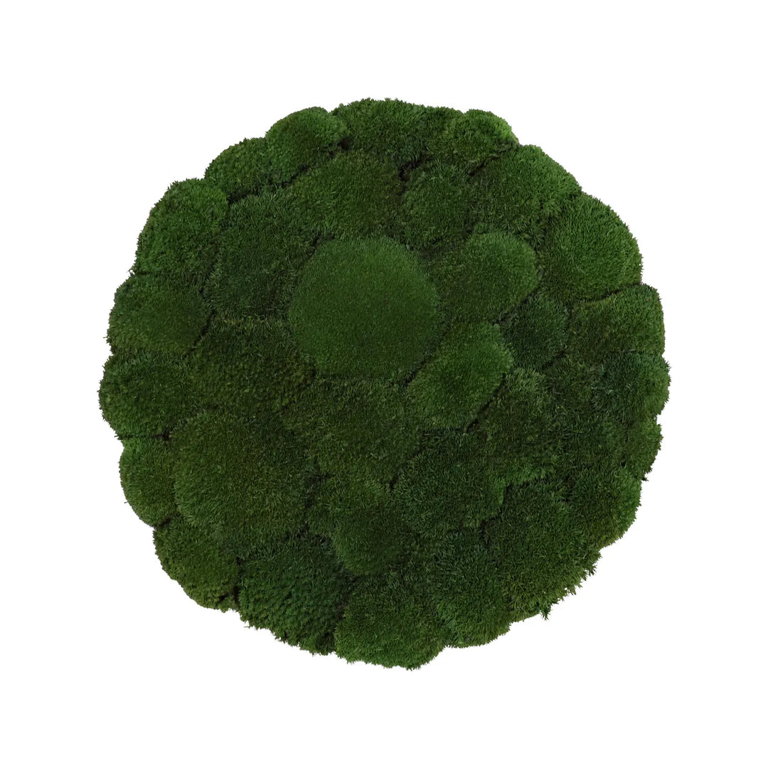Kugelmoosbild in Waldgrün 40 cm