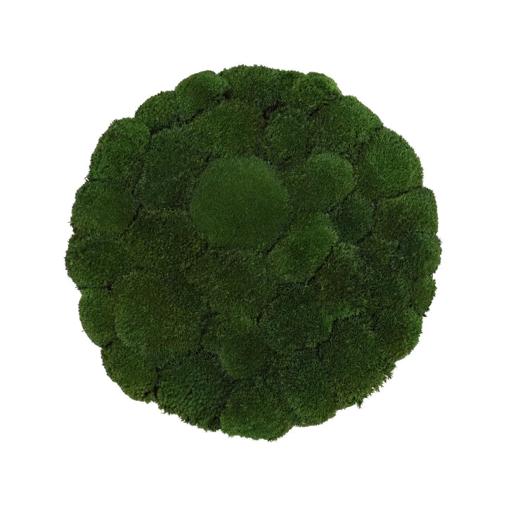 Kugelmoosbild in Waldgrün 40 cm