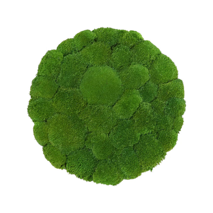 Kugelmoosbild in Wiesengrün 40 cm