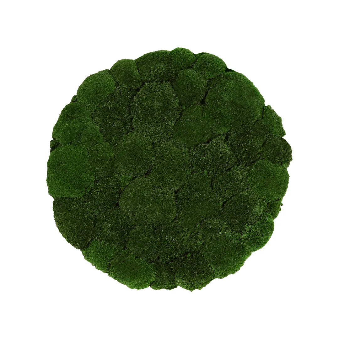 Kugelmoosbild in Waldgrün 50 cm