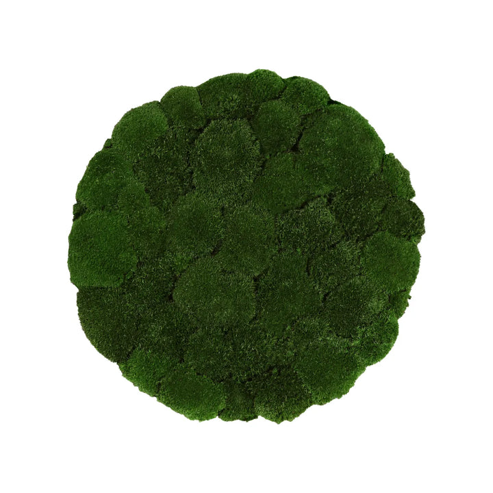 Kugelmoosbild in Waldgrün 50 cm