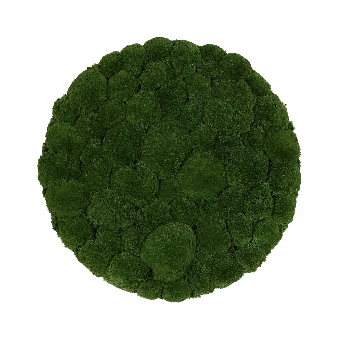 Kugelmoosbild in Waldgrün 60 cm