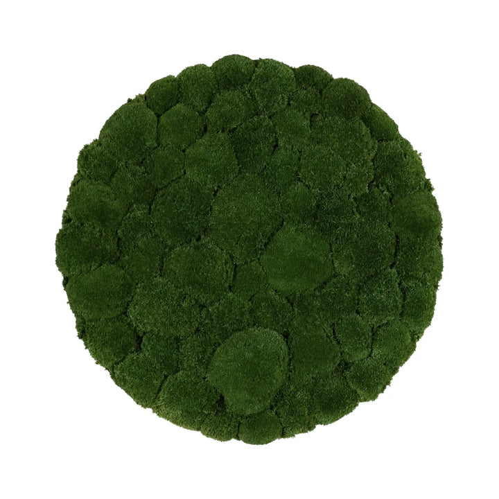 Kugelmoosbild in Waldgrün 60 cm
