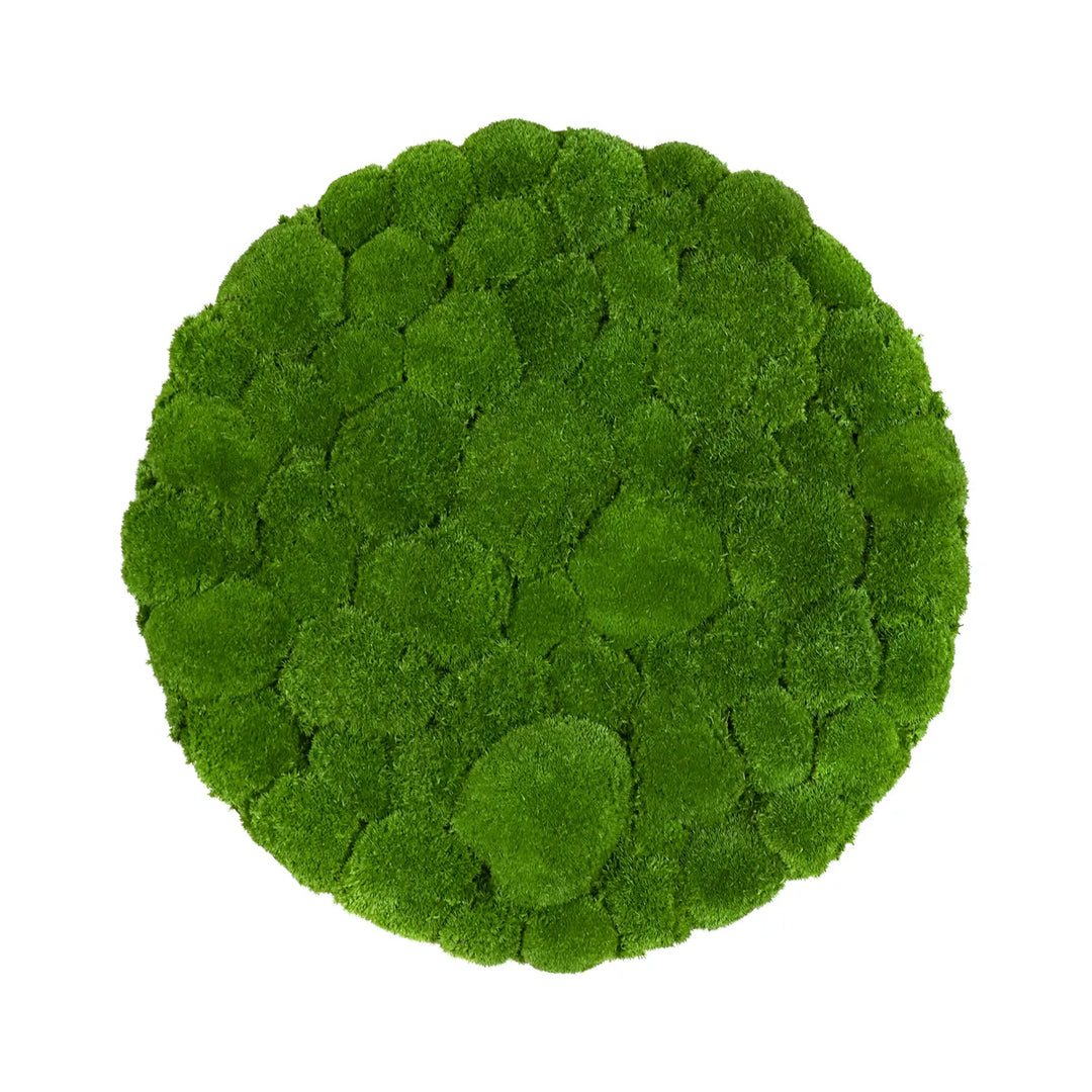 Kugelmoosbild in Wiesengrün 60 cm