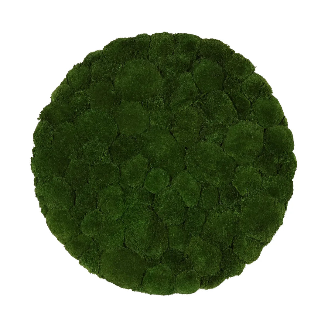 Kugelmoosbild in Waldgrün 70 cm