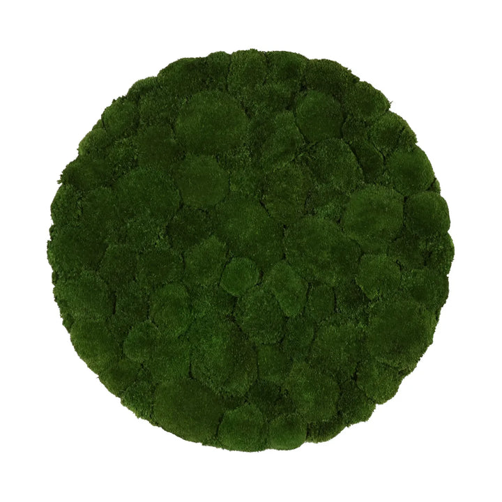 Kugelmoosbild in Waldgrün 70 cm