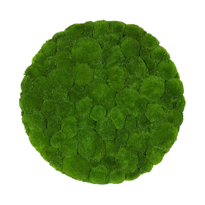 Kugelmoosbild in Wiesengrün 70 cm
