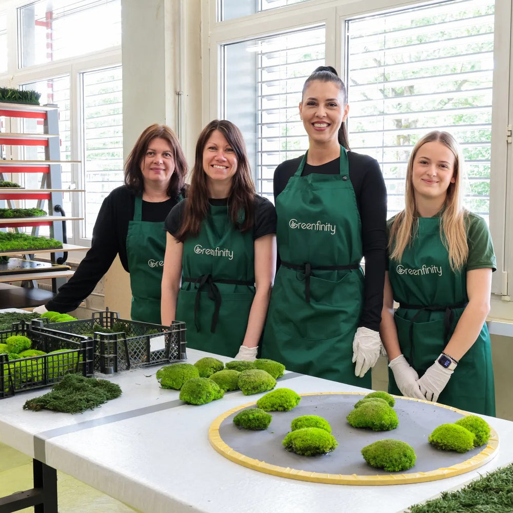 Schweizer Manufaktur für Innenbegrünung - Team der Floristinnen